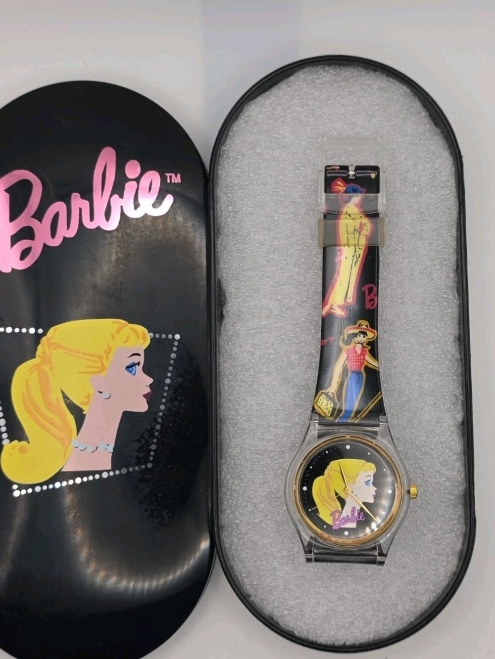 Vintage 1995 Nostalgia Barbie Glamor Watch -New Battery- Works